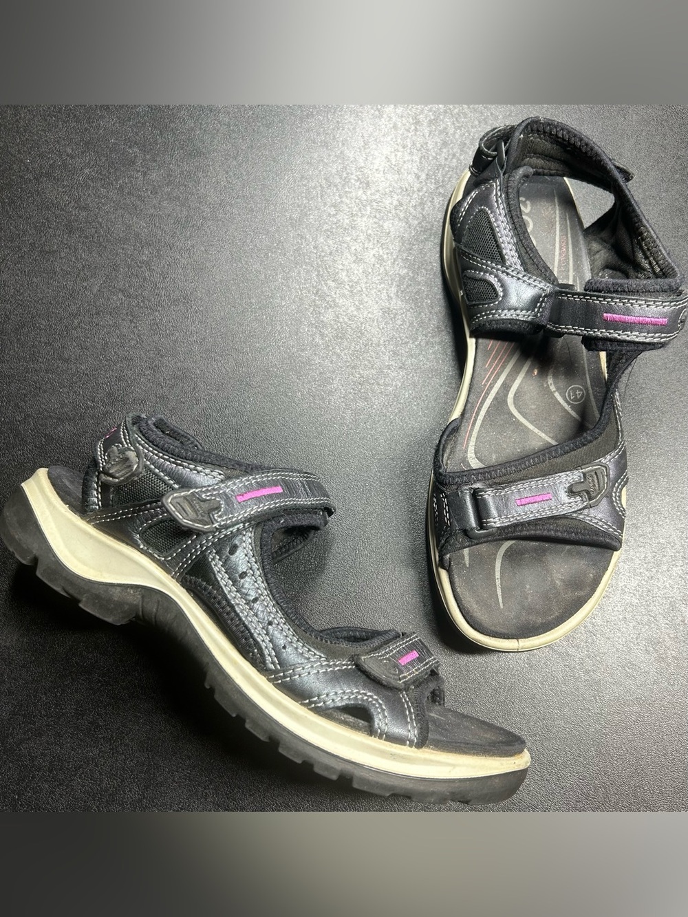 ECCO Women’s Size EU 41 US 10-10.5 Yucatan Receptor Leather Outdoor Sandals